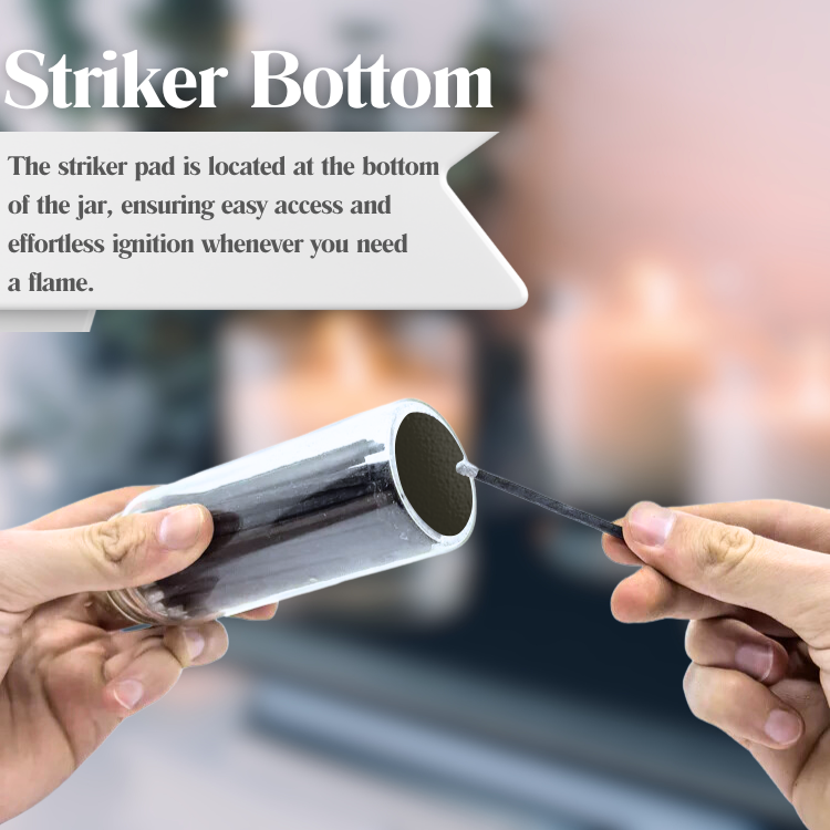 Safety matches set - Pink